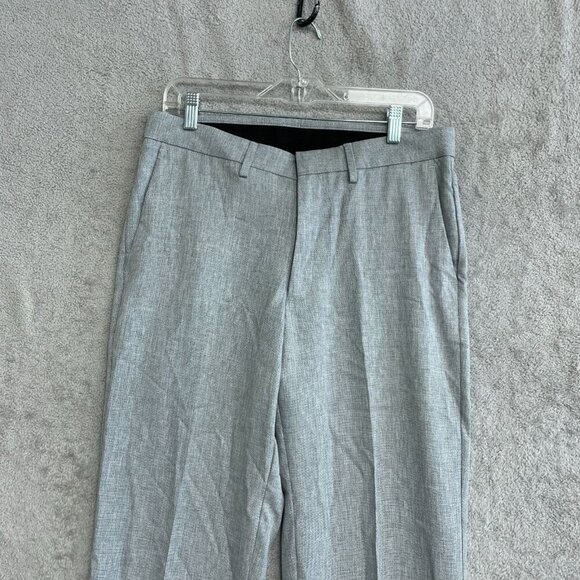 NWOT Haggar Men's 32x34 Grey Dress Pants Straight Fit Poly/Viscose Blend - Picture 6 of 7